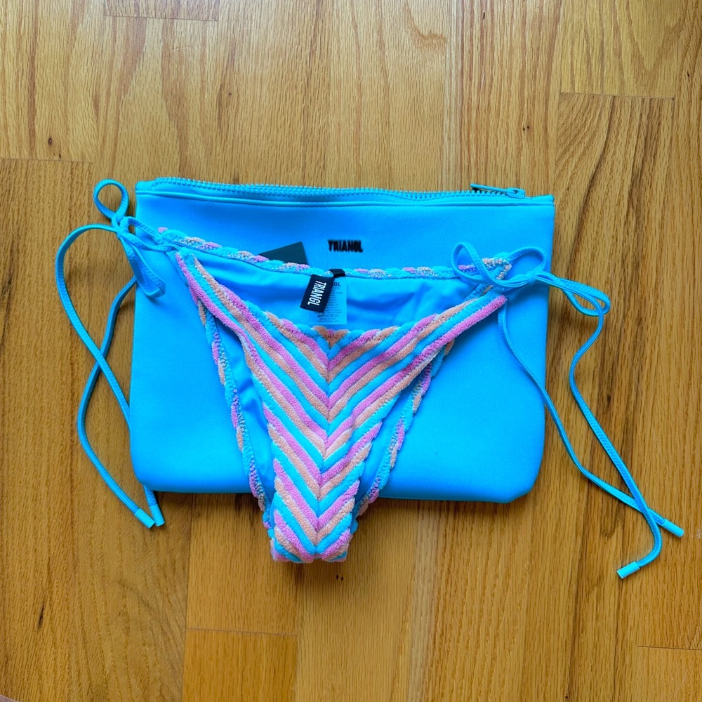 COPY - Triangl vinca sherbet bikini bottom only size xs